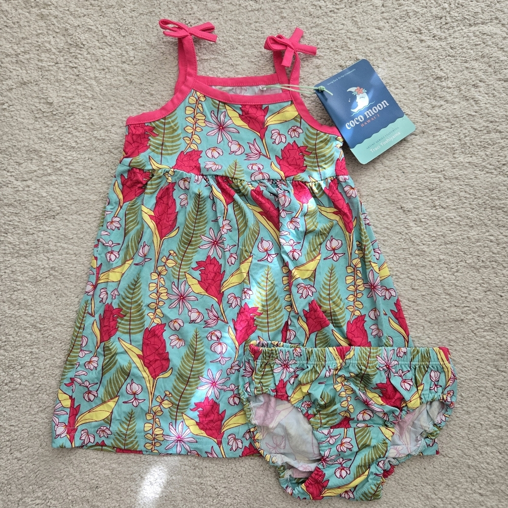 Coco moon Hawaii Tutu's Garden Dress, 18-24 Mos